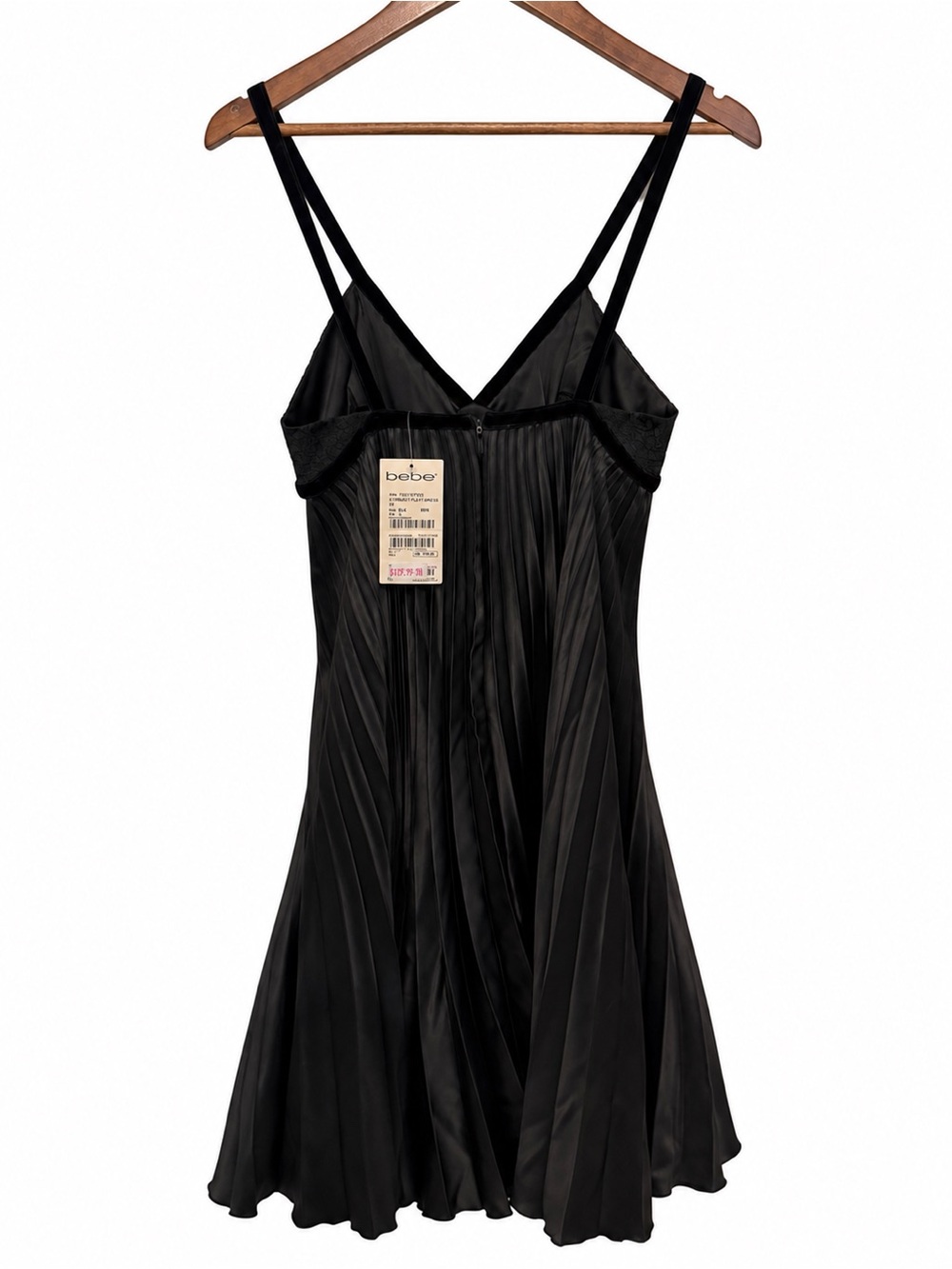 NWT BEBE Starburst Pleat Dress - Picture 2 of 4
